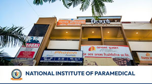 Front view of National Institute of Paramedical Science Nagpur campus
